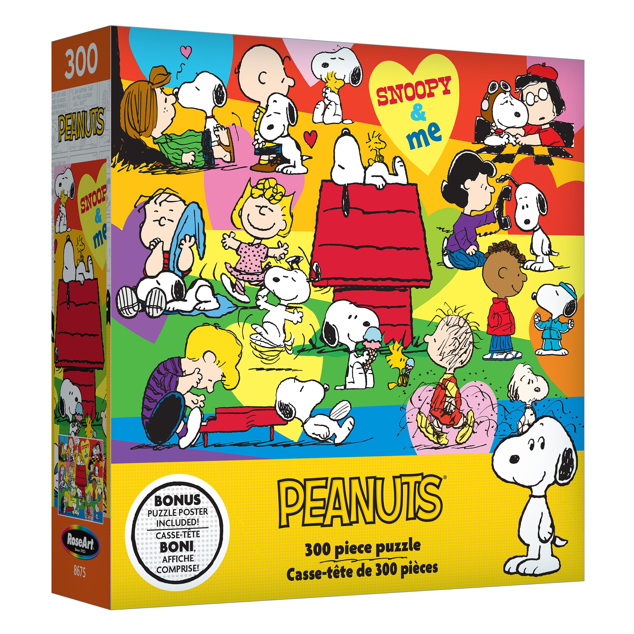 Amazon.com: Roseart - Peanuts - Snoopy and Me - 300 Piece Jigsaw